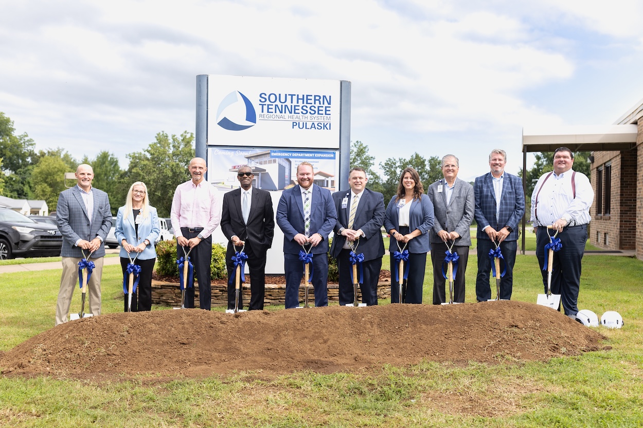 STRHS Pulaski Celebrates Groundbreaking for New Emergency Department Expansion