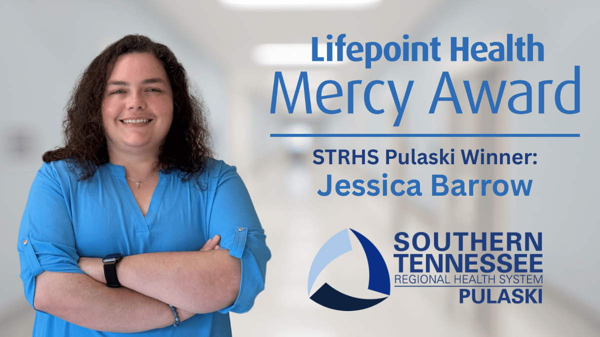 STRHS 2025 Mercy Award Winner: Jessica Barrow