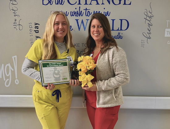 Emily with Director Christie Bass