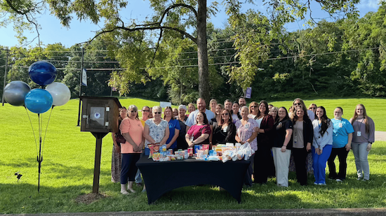 STRHS Pulaski Dedicates New Blessing Box to Support Patients and Community